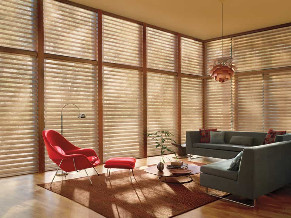 The best winter window treatments for homes near Meridian, Idaho (ID) including Silhouette® Window Shadings.